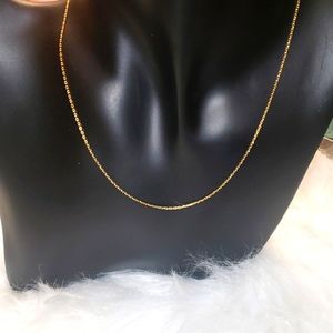 New Gold plated 925 Sterling Silver Chain